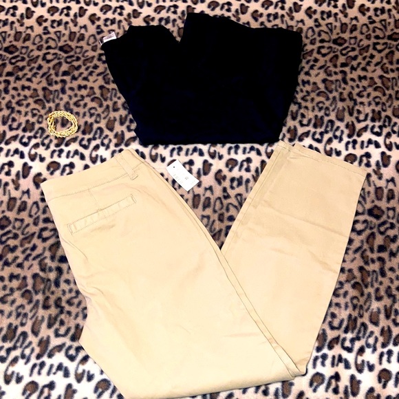 2 for $30 AEROPOSTALE Khaki Pants Women’s Size 4 Short Low Rise Skinny Chinos - Picture 2 of 11